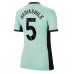 Tanie Strój piłkarski Chelsea Benoit Badiashile #5 Koszulka Trzeciej dla damskie 2023-24 Krótkie Rękawy